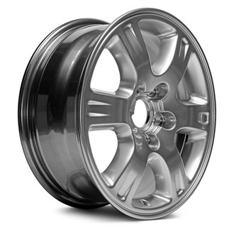 Replacement - 6 I-Spoke Painted Medium Hyper Silver 16x6.5 Alloy Factory Wheel - Replica