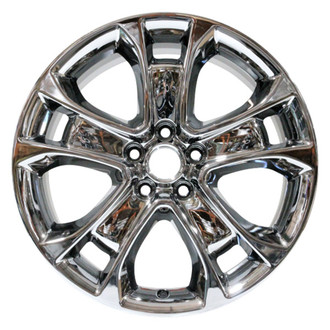 Replacement - Double 5-Spoke Polished 18x7.5 Alloy Factory Wheel - Replica