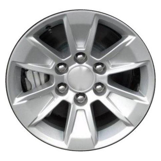 Replacement - 6 I-Spoke Painted Silver 17x8 Alloy Factory Wheel - Replica