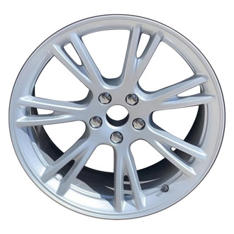 Replacement - 15 Alternating-Spoke Painted Silver 19x9.5 Alloy Factory Wheel - Replica