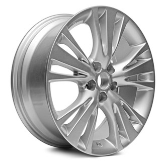 Replacement - Triple 5-Spoke Painted Silver 19x7.5 Alloy Factory Wheel - Replica
