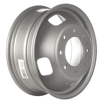 Replacement - 4-Slot Painted Silver 17x6.5 Steel Factory Wheel - Replica