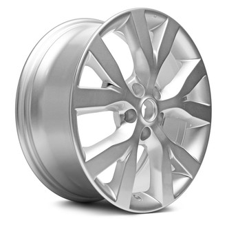 Replacement - 5 Y-Spoke Painted Silver 18x7.5 Alloy Factory Wheel - Replica