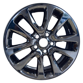 Replacement - 5 V-Spoke Painted Black 20x8 Alloy Factory Wheel - Replica