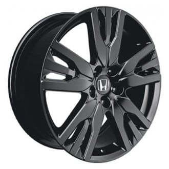 Replacement - Triple 5-Spoke Painted Black 20x8 Alloy Factory Wheel - Replica
