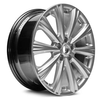 Replacement - 10 I-Spoke Painted Light Hyper Silver 18x7.5 Alloy Factory Wheel - Replica