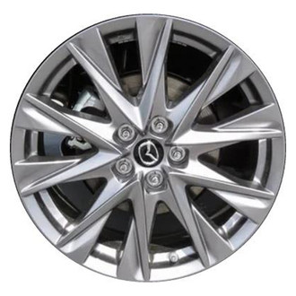Replacement - 10 I-Spoke Painted Hyper Silver 19x7 Alloy Factory Wheel - Replica