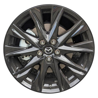 Replacement - 10 I-Spoke Painted Black 19x7 Alloy Factory Wheel - Replica