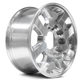 Replacement - 4 V-Spoke Polished 18x8 Alloy Factory Wheel - Replica