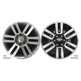 Replacement - 6 I-Spoke Machined Black 20x7 Alloy Factory Wheel - Replica