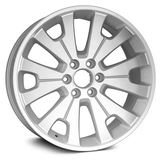 Replacement - 6 Y-Spoke Machined Face with Painted Silver Vents 22x9 Alloy Factory Wheel - Replica