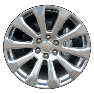 Replacement - 10 I-Spoke Polished 22x9 Alloy Factory Wheel - Replica