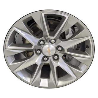 Replacement - 10 I-Spoke Machined Silver 20x9 Alloy Factory Wheel - Replica