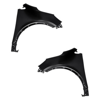 Replacement - Front Driver and Passenger Side Fender Set (CAPA Certified)