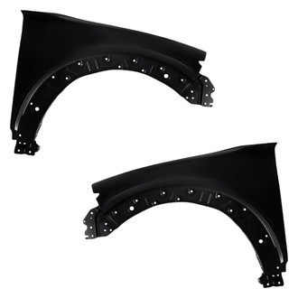 Replacement - Front Driver and Passenger Side Fender Set (CAPA Certified)