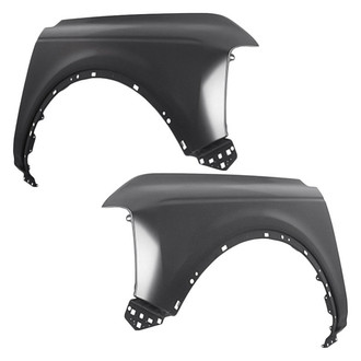 Replacement - Front Driver and Passenger Side Fender Set (CAPA Certified)