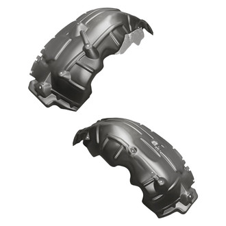 Replacement - Front Driver and Passenger Side Fender Liner Rear Section Set (Standard Line)