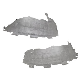Replacement - Front Driver and Passenger Side Fender Liner Set (CAPA Certified)