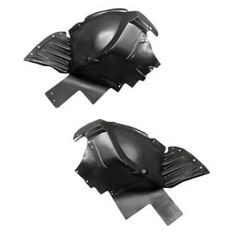 Replacement - Front Driver and Passenger Side Fender Liner Front Section Set (CAPA Certified)