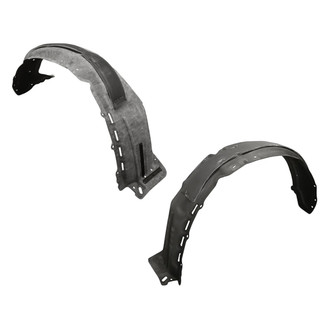 Replacement - Front Driver and Passenger Side Fender Liner Rear Section Set (CAPA Certified)