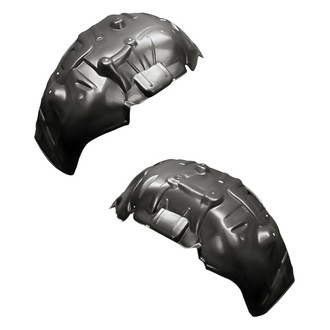 Replacement - Front Driver and Passenger Side Fender Liner Rear Section Set (CAPA Certified)
