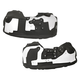 Replacement - Front Driver and Passenger Side Fender Liner Set (CAPA Certified)