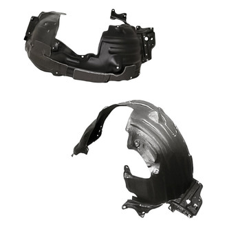 Replacement - Front Driver and Passenger Side Fender Liner Set (CAPA Certified)