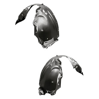 Replacement - Front Driver and Passenger Side Fender Liner Set (CAPA Certified)