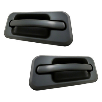 Replacement - Rear Driver and Passenger Side Exterior Door Handle Set (Standard Line)