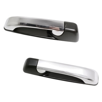 Replacement - Rear Driver and Passenger Side Exterior Door Handle Set (Standard Line)