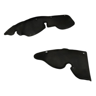 Replacement - Front Driver and Passenger Side Fender Splash Shield Set (Standard Line)