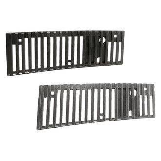 Replacement - Driver and Passenger Side Cowl Grille Panel Set (Standard Line)