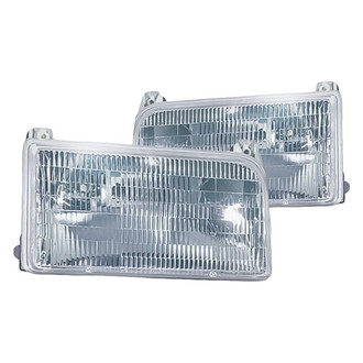 Replacement - Driver and Passenger Side Headlight Set (Standard Line)
