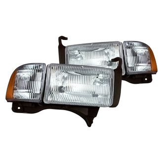 Replacement - Driver and Passenger Side Headlight Set (Standard Line)