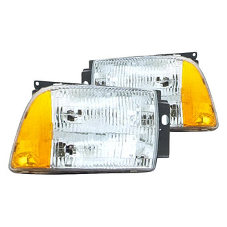 Replacement - Driver and Passenger Side Headlight Set (Standard Line)