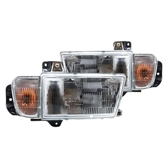 Replacement - Driver and Passenger Side Headlight Set (Standard Line)