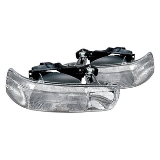 Replacement - Driver and Passenger Side Headlight Set (CAPA Certified)