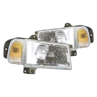 Replacement - Driver and Passenger Side Headlight Set (Standard Line)