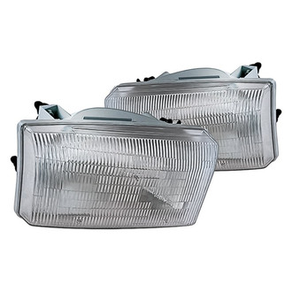 Replacement - Driver and Passenger Side Headlight Set (CAPA Certified)