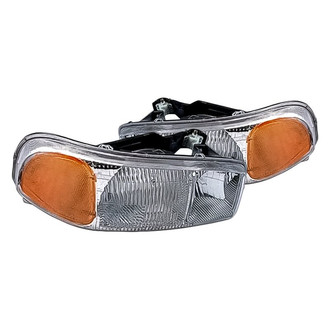 Replacement - Driver and Passenger Side Headlight Set (CAPA Certified)