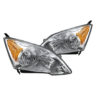 Replacement - Driver and Passenger Side Headlight Set Lens and Housing (CAPA Certified)