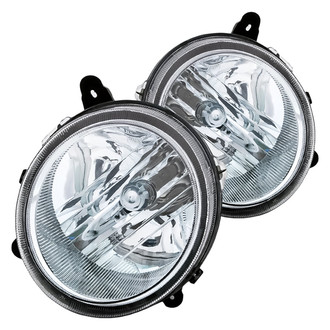 Replacement - Driver and Passenger Side Headlight Set (CAPA Certified)