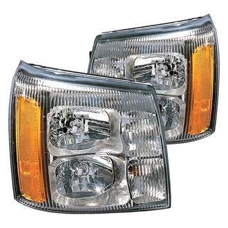 Replacement - Driver and Passenger Side Headlight Set (Standard Line)