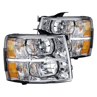 Replacement - Driver and Passenger Side Headlight Set (CAPA Certified)