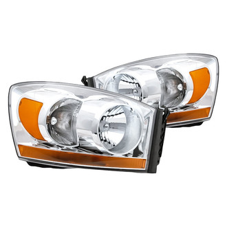 Replacement - Driver and Passenger Side Headlight Set (CAPA Certified)