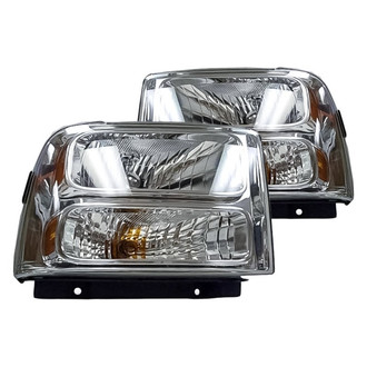 Replacement - Driver and Passenger Side Headlight Set (CAPA Certified)