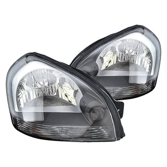 Replacement - Driver and Passenger Side Headlight Set (CAPA Certified)