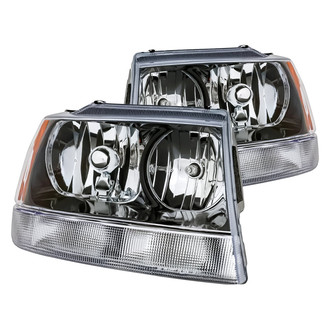 Replacement - Driver and Passenger Side Headlight Set (Standard Line)