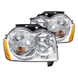Replacement - Driver and Passenger Side Headlight Set (Standard Line)