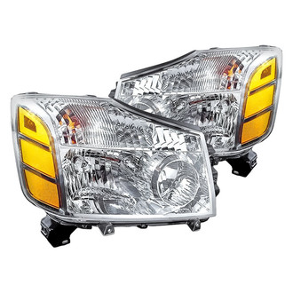 Replacement - Driver and Passenger Side Headlight Set (Standard Line)
